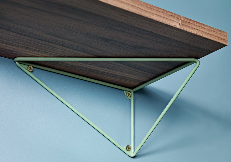 Maze Pythagoras shelf, 80 x 20 cm, walnut | Finnish Design Shop