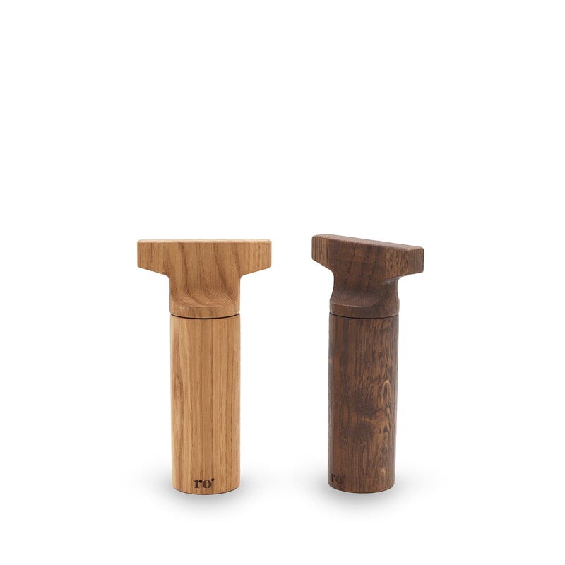 Ro Collection Toolie grinder, dark stained oak, view 3