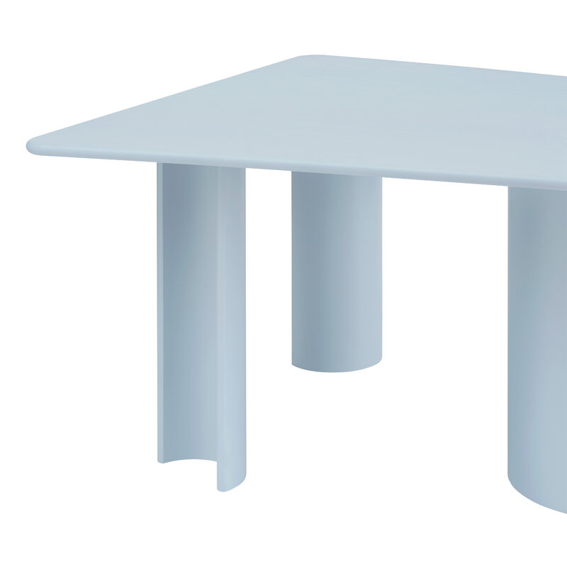 Muuto Re-norm table, 130 x 120 cm, light blue, extra image