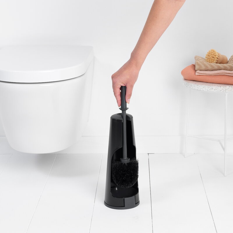 Brabantia Toilet Brush and Holder Black 