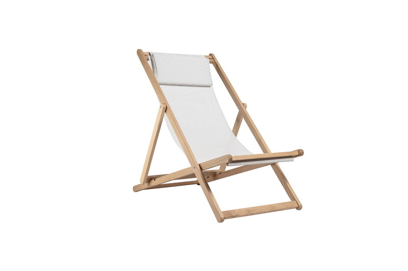 Fiam Relax Outdoor kansituoli, saarni - valkoinen, tuotteen lisäkuva