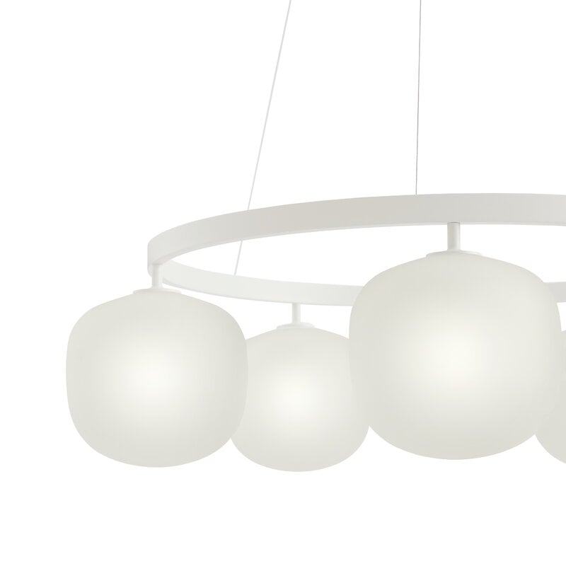 Muuto Rime Chandelier, blanco, imagen extra