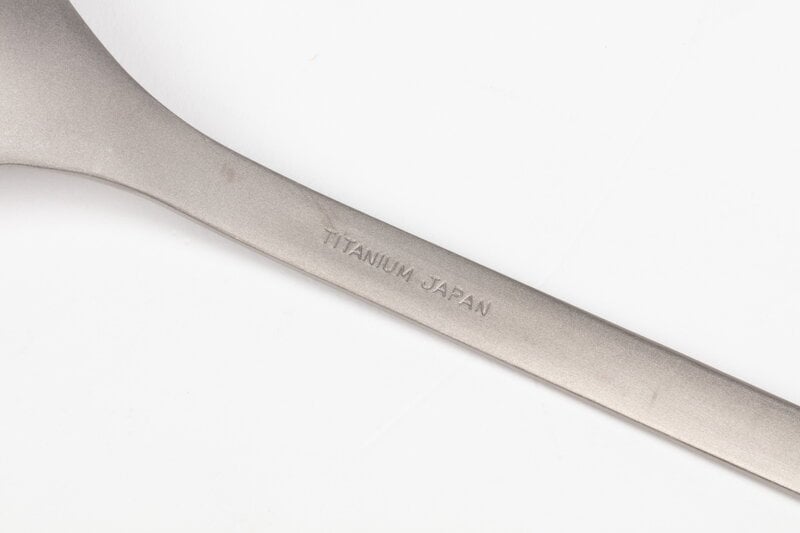 Snow Peak Titanium spork, view 3