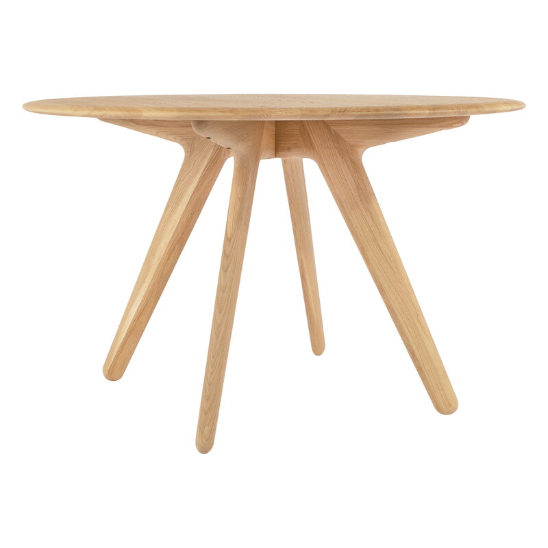 Tom Dixon Slab table, round, 120 cm, lacquered oak, extra image