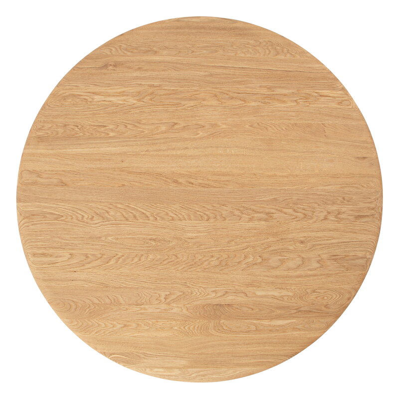 Tom Dixon Slab table, round, 120 cm, lacquered oak, extra image