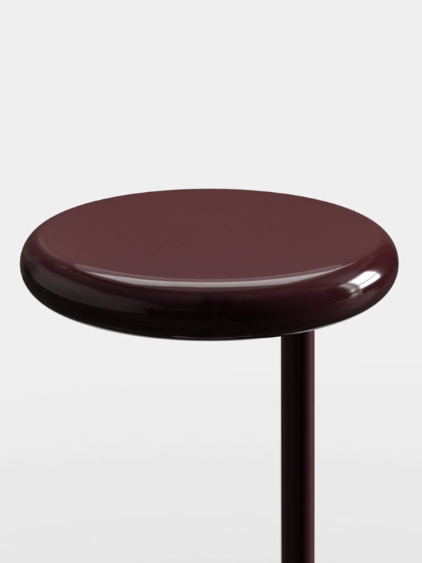 Tom Dixon Spot sivupöytä, burgundi, näkymä 3