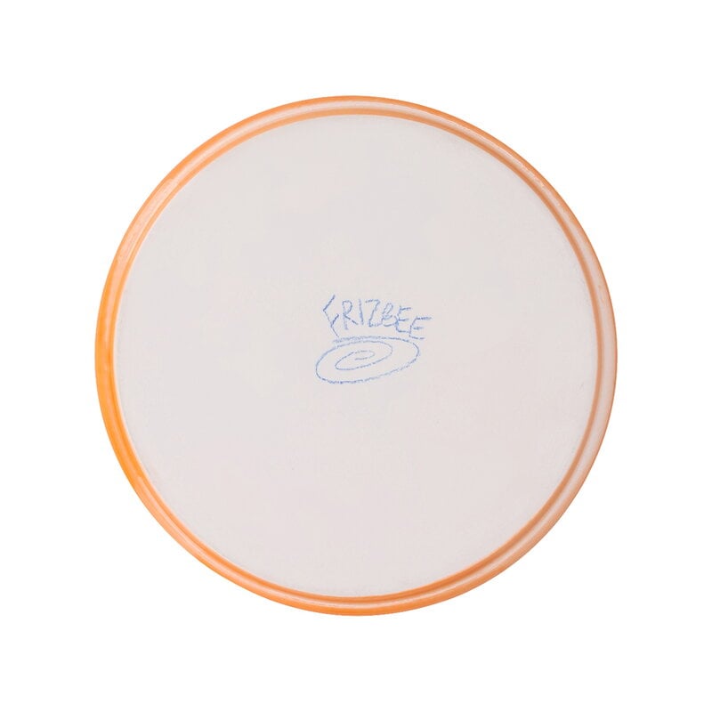 Frizbee Ceramics Assiette pour bébé, Kawaii, 15,5 cm, sourire orange, image extra
