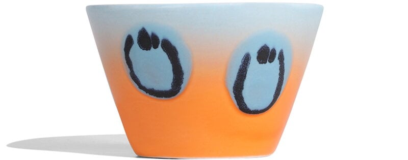 Frizbee Ceramics Super cup L, 275 ml, water orange gradient smile, extra image