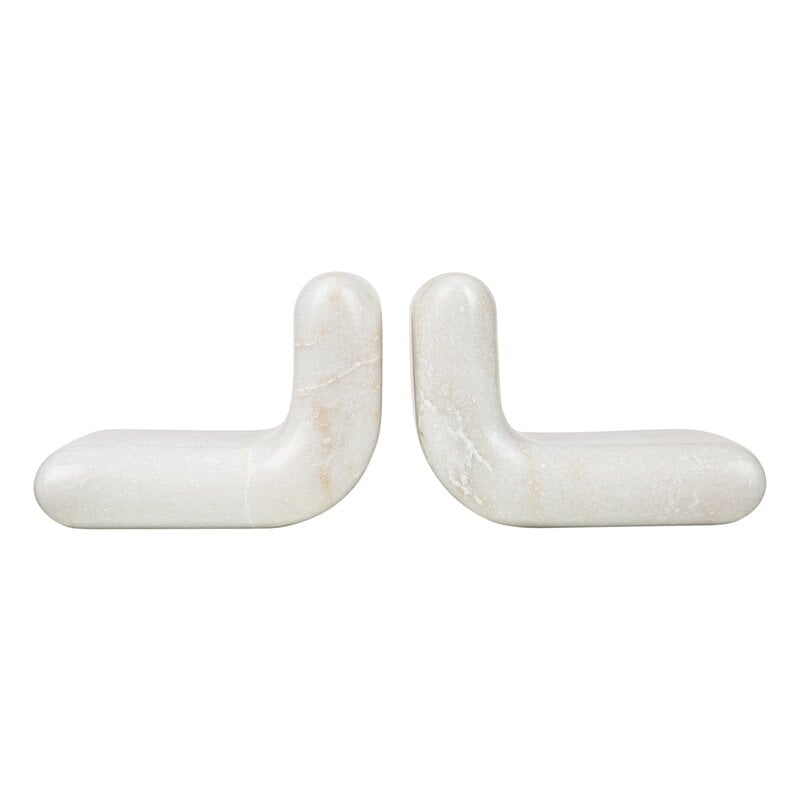 Tom Dixon Stone bookends, 2 pcs, white, extra image