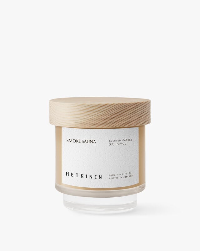 Hetkinen Vela perfumada Smoke Sauna, 260 ml, mecha de algodón, imagen extra