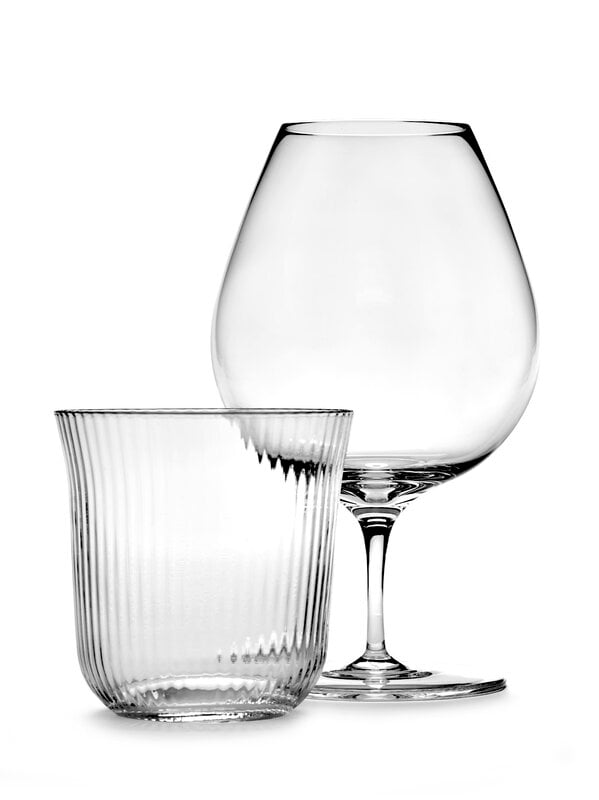 Serax Inku Glas, L, gerippt, extrabild