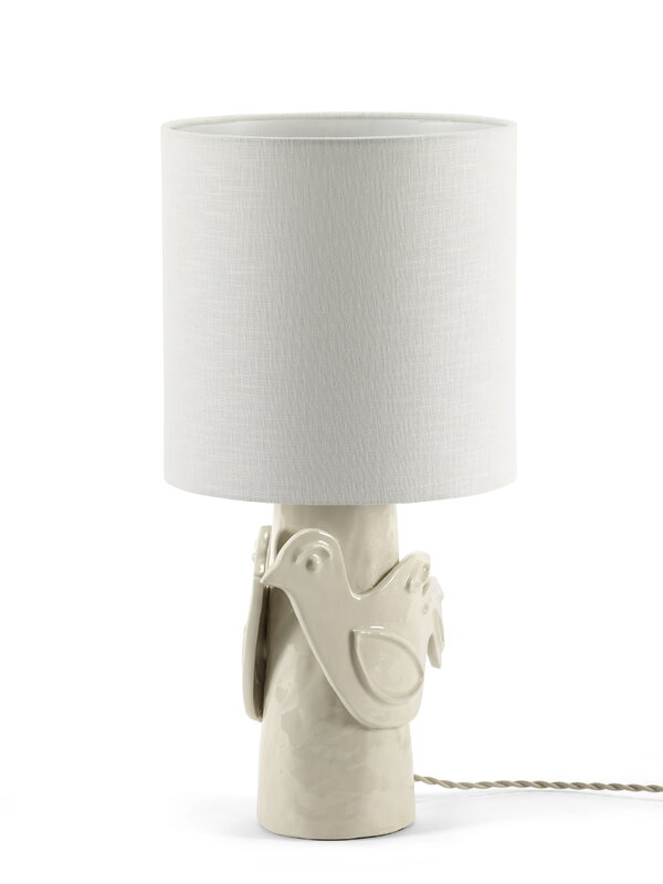 Serax Lámpara de mesa Paloma, blanca, imagen extra