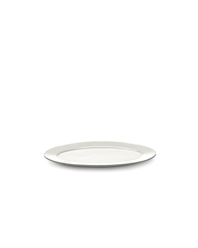Serax Silhouette oval plate, M, 18,5 cm, white, extra image