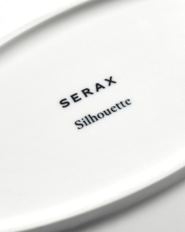Serax Silhouette oval plate, M, 18,5 cm, white, extra image