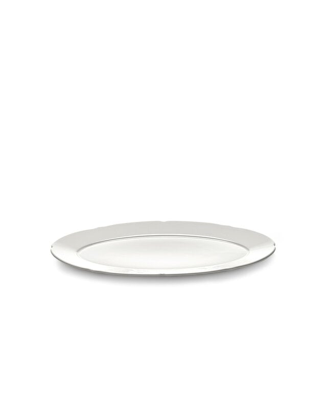 Serax Silhouette oval plate, M, 24,5 cm, white, view 5