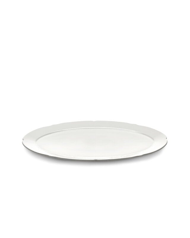 Serax Silhouette oval plate, L, 30 cm, white, extra image