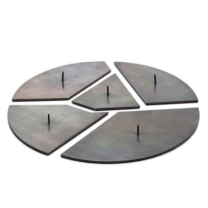 Serax Portacandela Candelabra, acciaio blu, immagine extra