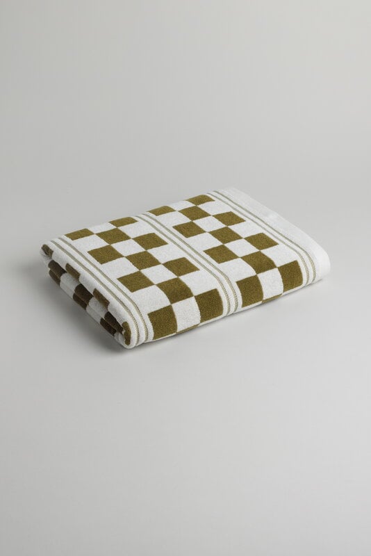 Baina Beach towel Busby, 90 x 170 cm, caper - chalk, extra image