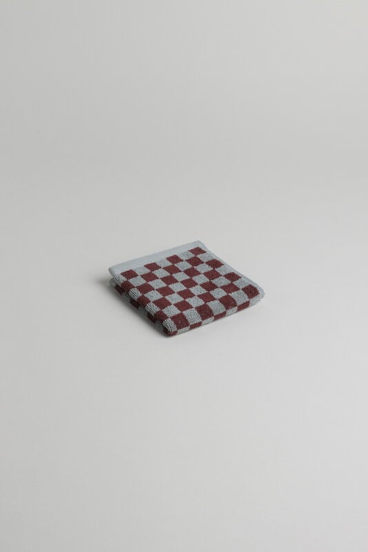 Baina Face cloth Quill, 30 x 30 cm, cement - rhus, extra image