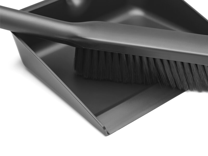 Brabantia SinkSide dustpan and brush set, dark grey, extra image