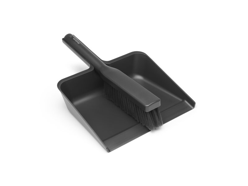 Brabantia SinkSide dustpan and brush set, dark grey, extra image