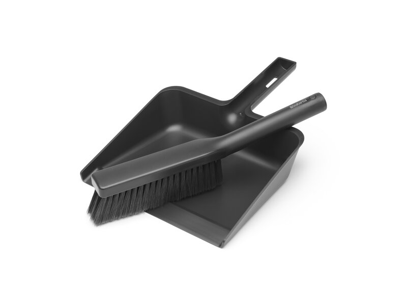 Brabantia SinkSide dustpan and brush set, dark grey, extra image