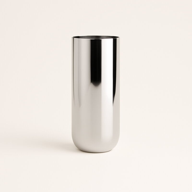 Nichba Vaso Stainless Steel, 24 cm, acciaio inox lucidato, immagine extra