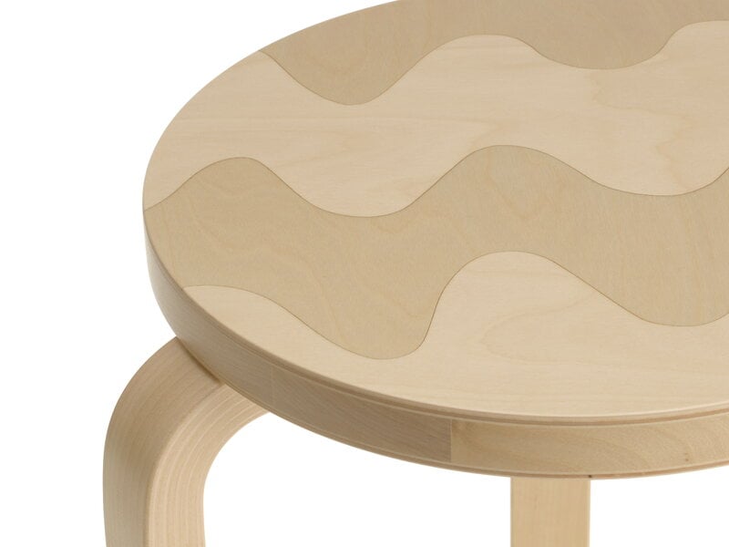 Artek Aalto stool 60, Artek + Marimekko, Lokki, extra image