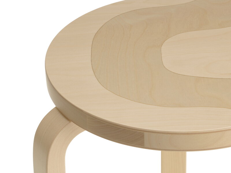 Artek Aalto stool 60, Artek + Marimekko, Seireeni, extra image