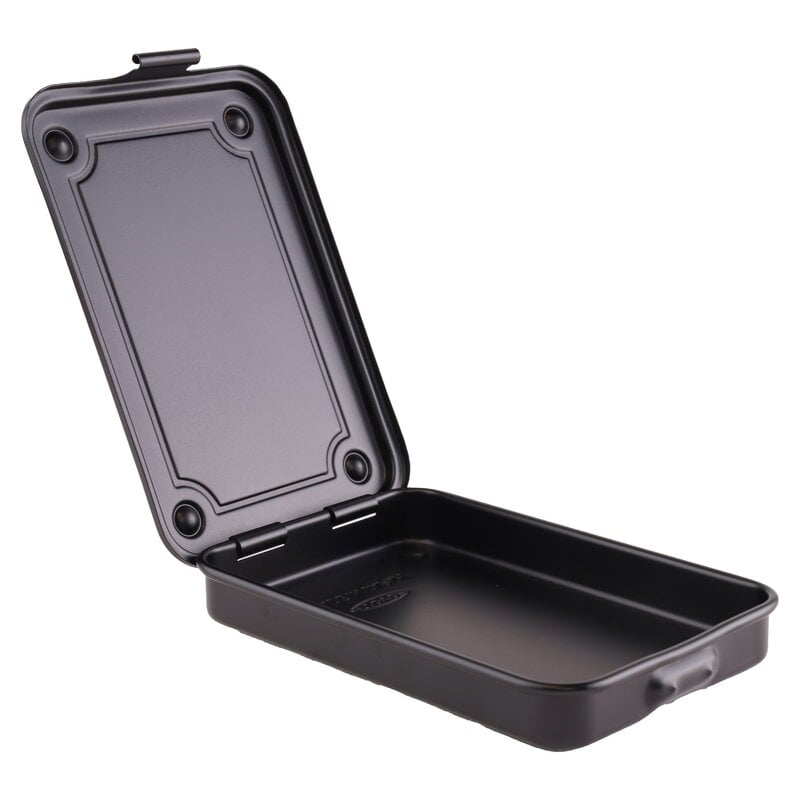 Toyo Steel T-152 Trunk Shape toolbox, low, black, extra image