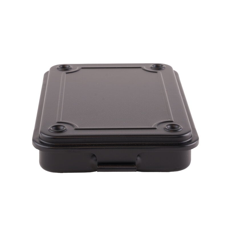 Toyo Steel T-152 Trunk Shape toolbox, low, black, extra image