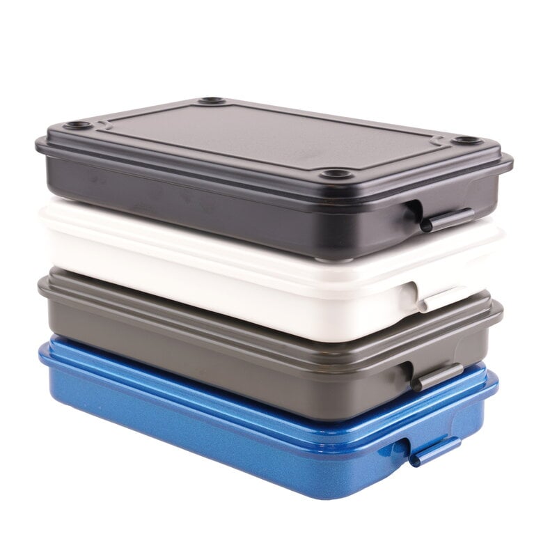Toyo Steel T-152 Trunk Shape toolbox, low, blue, extra image