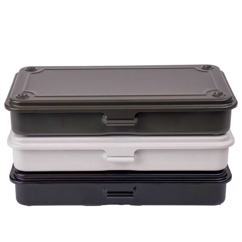 Toyo Steel T-192 Trunk Shape boîte à outils, noire, image extra