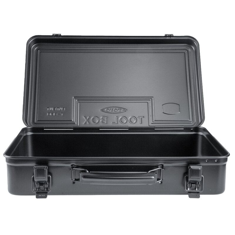 Toyo Steel T-360 Trunk Shape verktygslåda, svart, extrabild