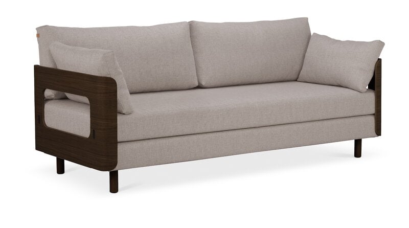 Tapio Anttila Collection ON2 Wood sofa bed, brown oak - sand Diamonds 289, extra image