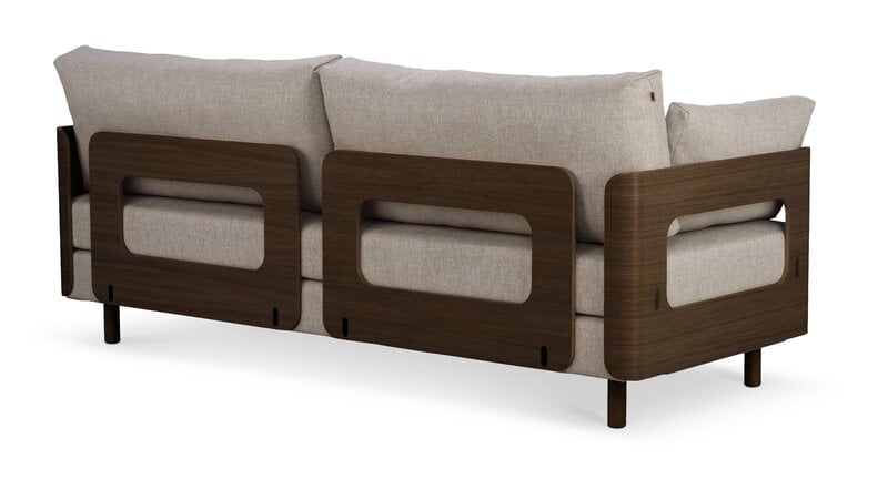 Tapio Anttila Collection ON2 Wood sofa bed, brown oak - sand Diamonds 289, extra image