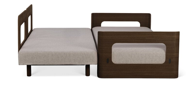 Tapio Anttila Collection ON2 Wood sofa bed, brown oak - sand Diamonds 289, extra image