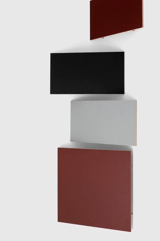 TAKT T18 Arc table, extension plate, 50 cm, deep red, extra image