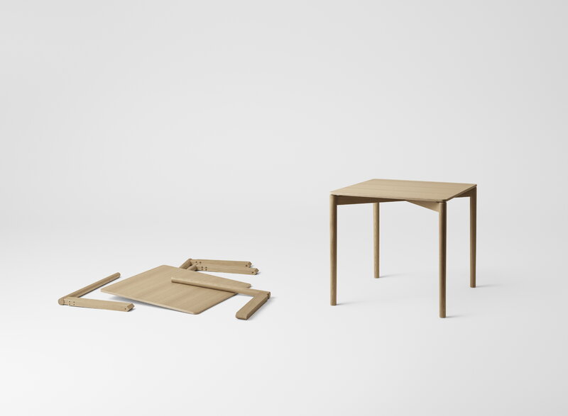 TAKT T10 Cross Tisch 75, Eiche, extrabild