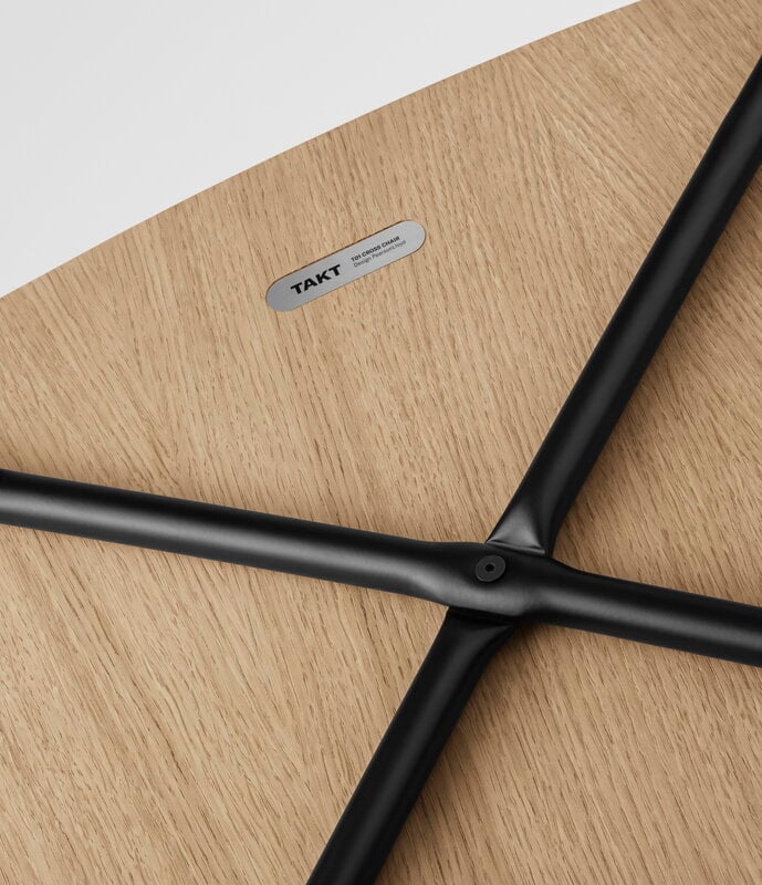 TAKT T01 Cross chair, tube, oak, view 8
