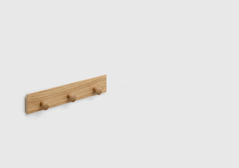 TAKT T21 Curve coat rack, 30 cm, oak, view 5
