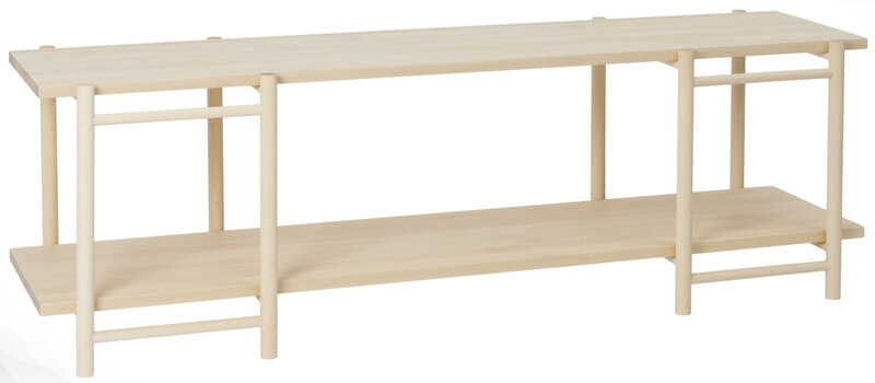 Verso Design Tikas shelf, low, 150 cm, birch, view 3