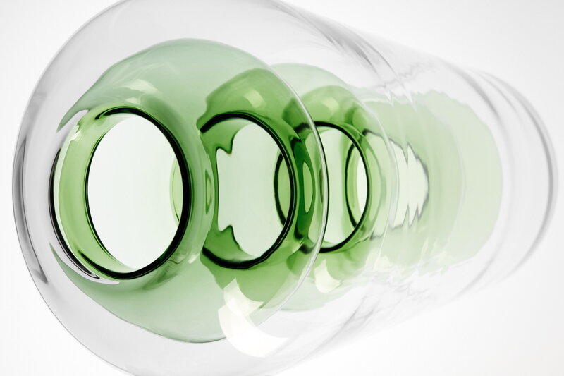 Tom Dixon Bump vase, tall, green, extra image