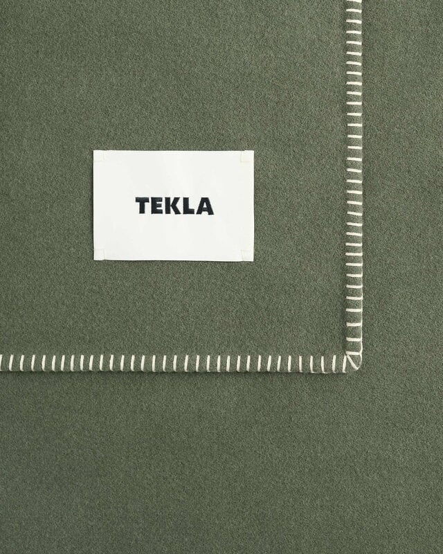 Tekla Coperta in lana d’agnello, 130 x 180 cm, salice, vista 2