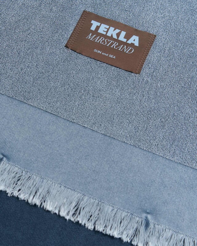 Tekla Rantapyyhe, 100 x 180 cm, sun bleached navy, näkymä 3