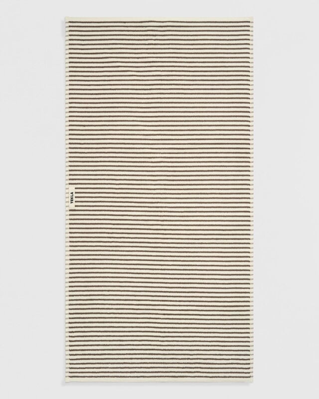 Tekla Terry towel, kodiak stripes, extra image