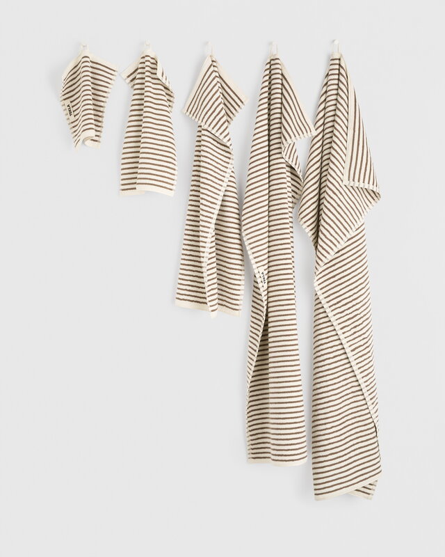 Tekla Terry towel, kodiak stripes, extra image