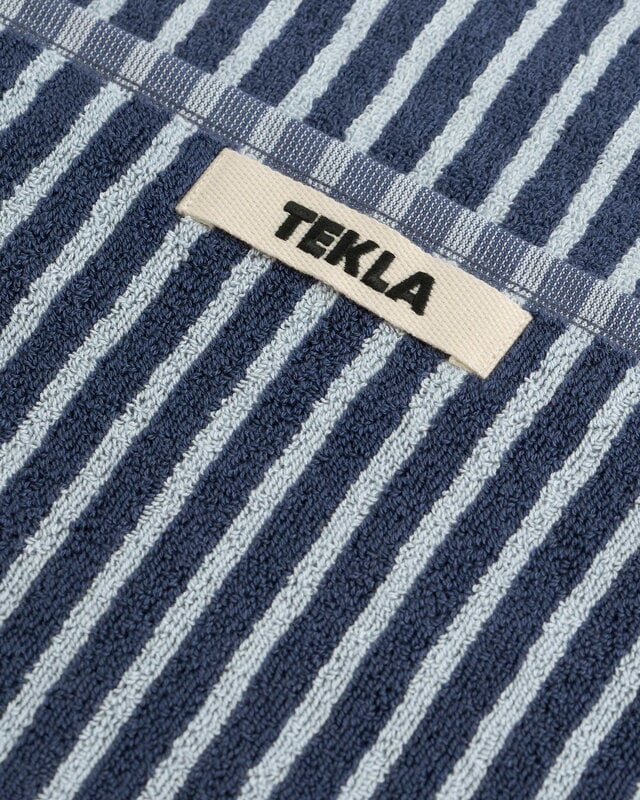 Tekla Terry towel, river stripes, extra image
