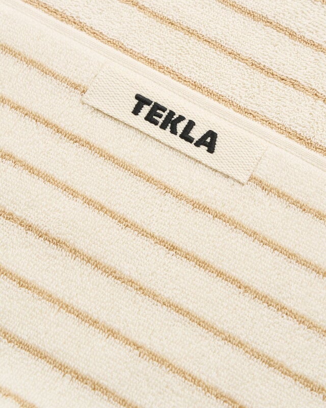 Tekla Terry towel, sienna stripes, extra image