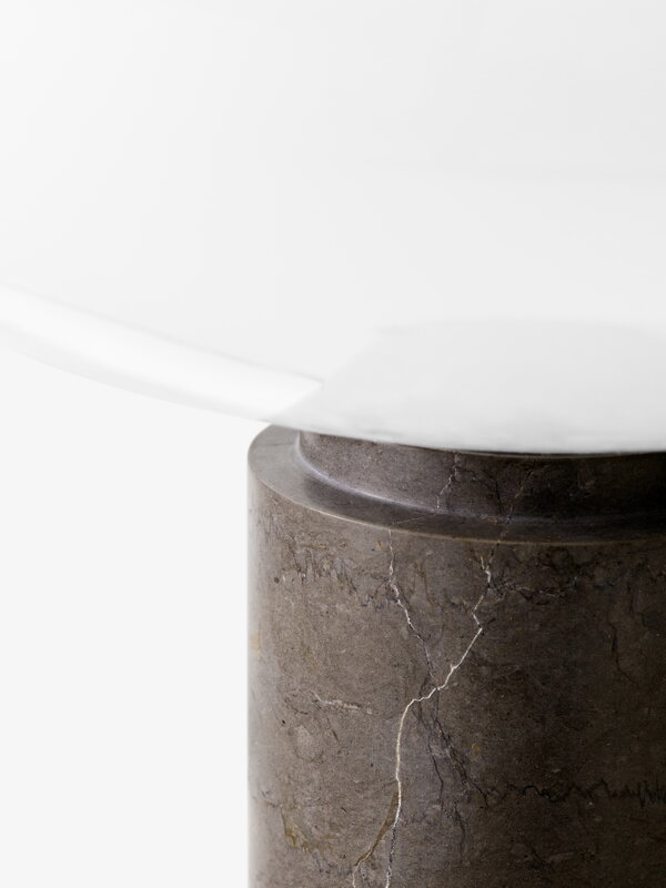 &Tradition Mist Tischleuchte AP17, Grigio Caldo Marmor - Opalglas, extrabild